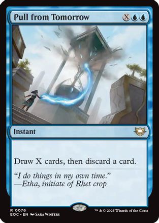 Image of Pull from Tomorrow (EOC-076) - Commander: Edge of Eternities