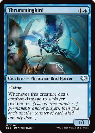 Image of Thrummingbird (EOC-080) - Commander: Edge of Eternities