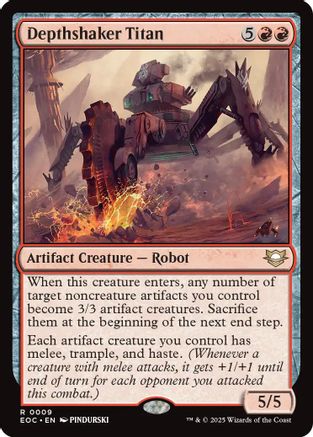 Image of Depthshaker Titan (EOC-009) - Commander: Edge of Eternities