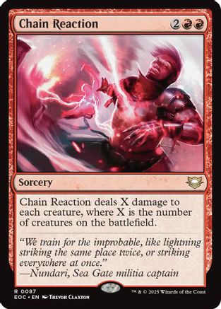Image of Chain Reaction (EOC-087) - Commander: Edge of Eternities