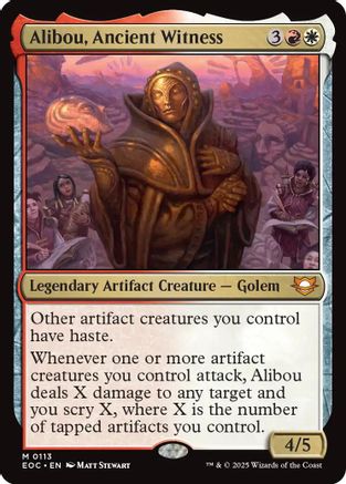 Image of Alibou, Ancient Witness (EOC-113) - Commander: Edge of Eternities