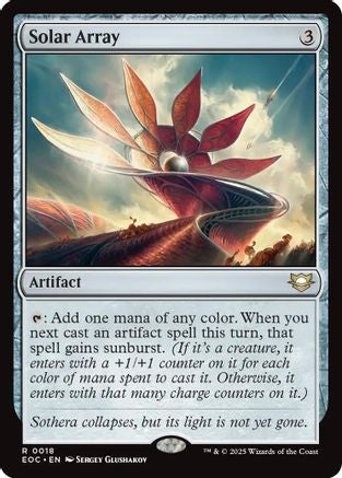 Image of Solar Array (EOC-018) - Commander: Edge of Eternities
