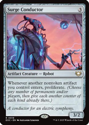 Image of Surge Conductor (EOC-019) - Commander: Edge of Eternities