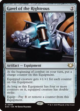 Image of Gavel of the Righteous (EOC-055) - Commander: Edge of Eternities