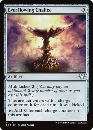 Image of Everflowing Chalice (EOC-137) - Commander: Edge of Eternities