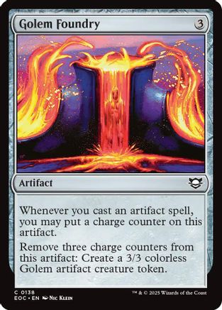 Image of Golem Foundry (EOC-138) - Commander: Edge of Eternities