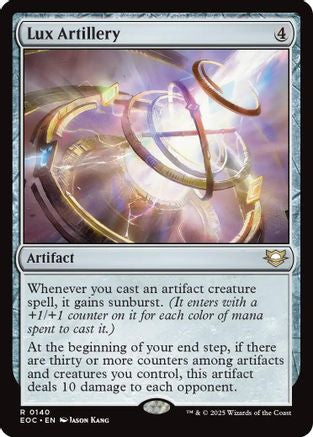 Image of Lux Artillery (EOC-140) - Commander: Edge of Eternities