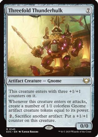Image of Threefold Thunderhulk (EOC-145) - Commander: Edge of Eternities