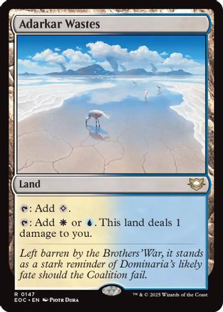 Image of Adarkar Wastes (EOC-147) - Commander: Edge of Eternities