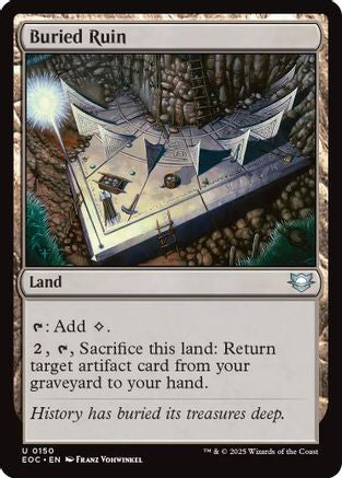 Image of Buried Ruin (EOC-150) - Commander: Edge of Eternities