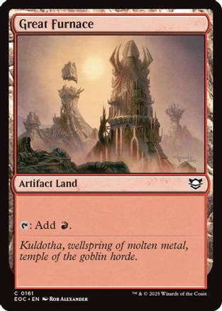 Image of Great Furnace (EOC-161) - Commander: Edge of Eternities