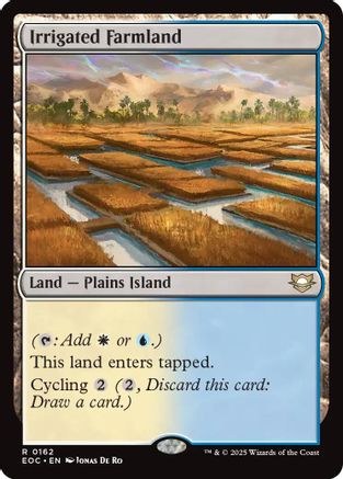 Image of Irrigated Farmland (EOC-162) - Commander: Edge of Eternities