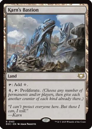 Image of Karn's Bastion (EOC-163) - Commander: Edge of Eternities