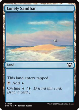 Image of Lonely Sandbar (EOC-166) - Commander: Edge of Eternities