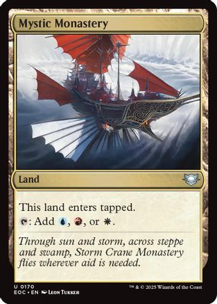 Image of Mystic Monastery (EOC-170) - Commander: Edge of Eternities