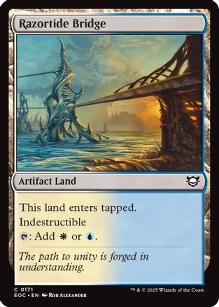 Image of Razortide Bridge (EOC-171) - Commander: Edge of Eternities