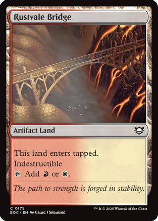 Image of Rustvale Bridge (EOC-175) - Commander: Edge of Eternities