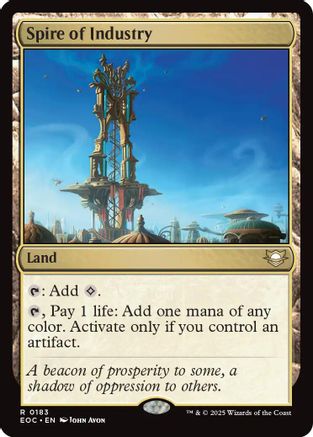Image of Spire of Industry (EOC-183) - Commander: Edge of Eternities