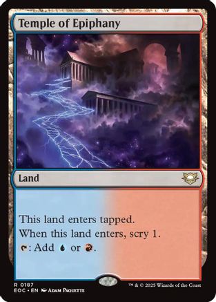 Image of Temple of Epiphany (EOC-187) - Commander: Edge of Eternities
