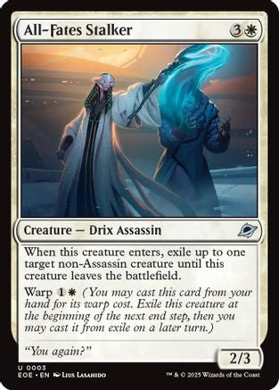 Image of All-Fates Stalker (EOE-003) - Edge of Eternities Foil