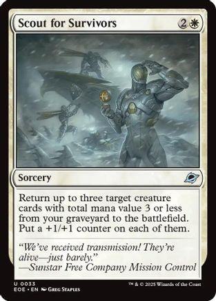Image of Scout for Survivors (EOE-033) - Edge of Eternities Foil