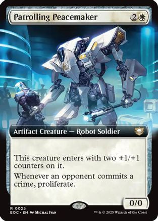 Image of Patrolling Peacemaker (Extended Art) (EOC-025) - Commander: Edge of Eternities