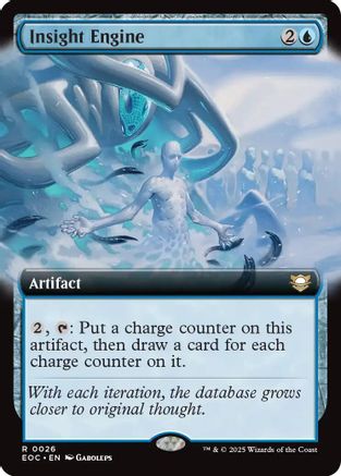 Image of Insight Engine (Extended Art) (EOC-026) - Commander: Edge of Eternities