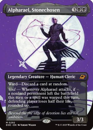 Image of Alpharael, Stonechosen (Borderless) (EOE-292) - Edge of Eternities