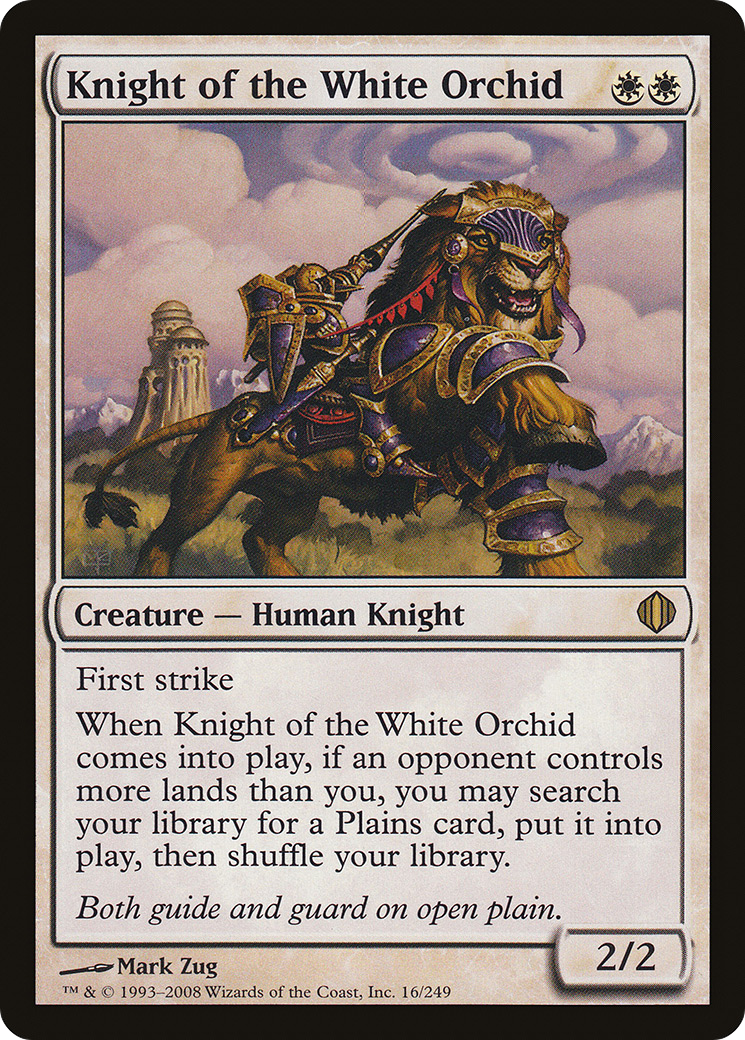 Image of Knight of the White Orchid (ALA-016) - Shards of Alara