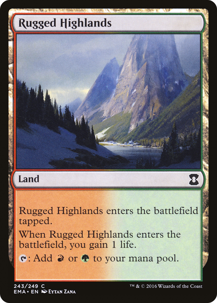 Image of Rugged Highlands (EMA-243) - Eternal Masters Foil