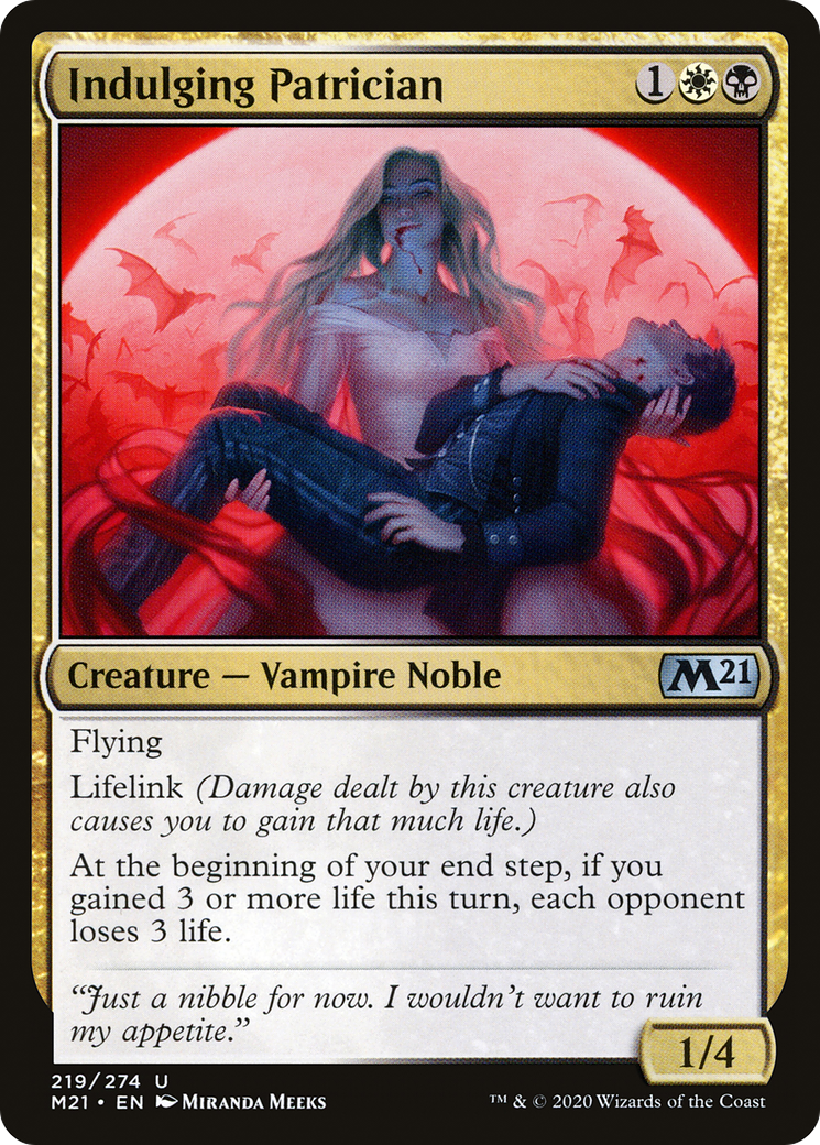 Image of Indulging Patrician (M21-219) - Core Set 2021
