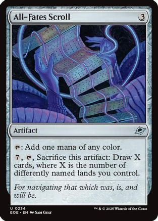 Image of All-Fates Scroll (EOE-234) - Edge of Eternities