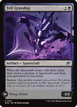 Image of Fell Gravship (EOE-101) - Edge of Eternities Foil
