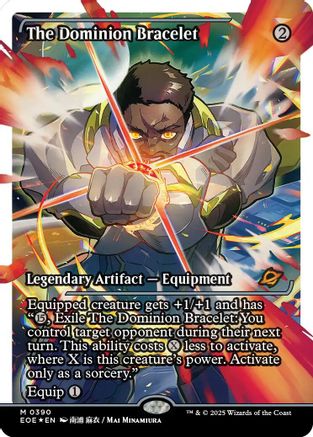 Image of The Dominion Bracelet (Showcase) (Fracture Foil) (EOE-390) - Edge of Eternities Foil