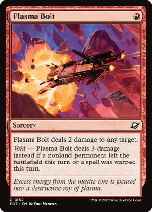 Image of Plasma Bolt (EOE-152) - Edge of Eternities Foil