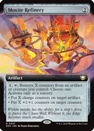 Image of Moxite Refinery (Extended Art) (EOC-037) - Commander: Edge of Eternities