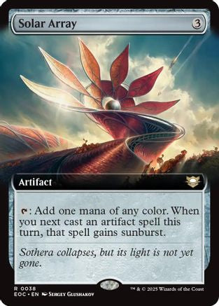 Image of Solar Array (Extended Art) (EOC-038) - Commander: Edge of Eternities