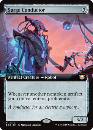 Image of Surge Conductor (Extended Art) (EOC-039) - Commander: Edge of Eternities