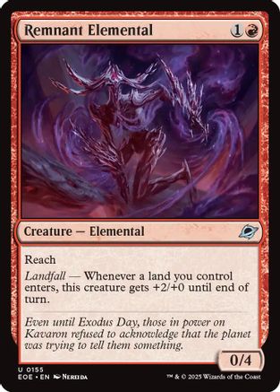 Image of Remnant Elemental (EOE-155) - Edge of Eternities Foil