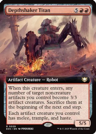 Image of Depthshaker Titan (Extended Art) (EOC-029) - Commander: Edge of Eternities