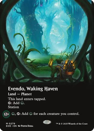 Image of Evendo, Waking Haven (Borderless) (EOE-279) - Edge of Eternities