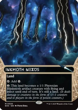 Image of Inkmoth Nexus (0020) (Borderless) (EOS-020) - Edge of Eternities: Stellar Sights
