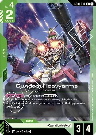 Image of Gundam Heavyarms (GD01-034) - Newtype Rising