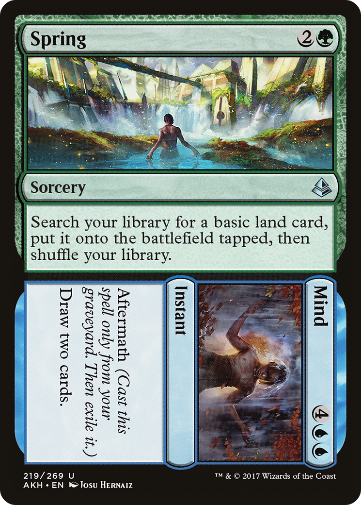 Image of Spring // Mind (AKH-219) - Amonkhet Foil