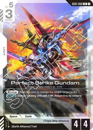 Image of Perfect Strike Gundam (GD01-068) - Newtype Rising Holofoil