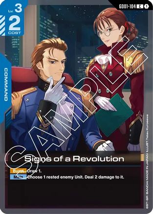 Image of Signs of a Revolution (GD01-104) - Newtype Rising