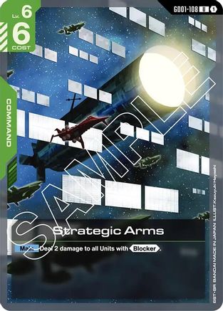 Image of Strategic Arms (GD01-108) - Newtype Rising