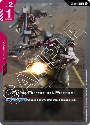 Image of Zeon Remnant Forces (GD01-115) - Newtype Rising