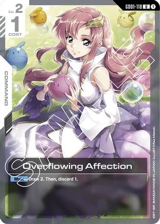 Image of Overflowing Affection (GD01-118) - Newtype Rising