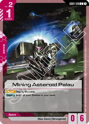 Image of Mining Asteroid Palau (GD01-128) - Newtype Rising